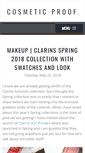 Mobile Screenshot of cosmeticproof.com